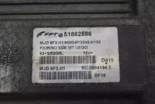 51862586,MJD6F3H1 Блок управления двигателем Fiat Fiorino Арт AL16128628362, вид 3