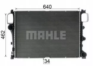 8MK,376,782-191 Радиатор основной Mercedes S W221 Арт AL12166975681, вид 1