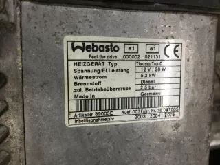 brak,informacji Автономный отопитель (Webasto) Renault Master 2 Арт AL9940224351, вид 4