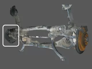  Кулак задний левый Volkswagen Passat B6 Арт AL5043661254, вид 1