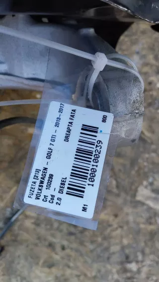 5Q0407258A Кулак поворотный передний правый Audi A3 8V Арт AL16654629630, вид 4