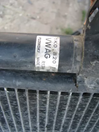 1K0820191A Радиатор кондиционера  Audi A3 8P Арт AL16075062714_2, вид 6