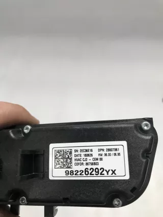 98221492YX Блок управления печки/климат-контроля Opel Crossland x Арт AL12110673550, вид 3