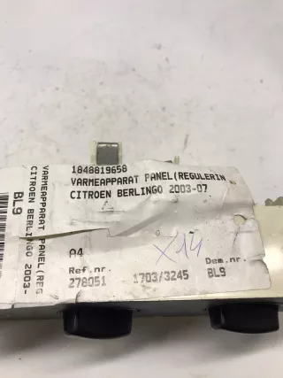 030805G Блок управления печки/климат-контроля Citroen Berlingo 1 Арт AL16336295055, вид 3