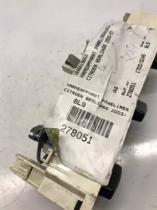 030805G Блок управления печки/климат-контроля Citroen Berlingo 1 Арт AL16336295055, вид 4