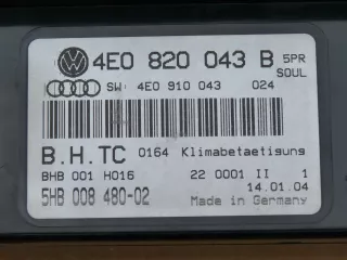 4E0820043B Блок управления печки/климат-контроля Audi A8 D3 (S8) Арт AL16487948296, вид 7