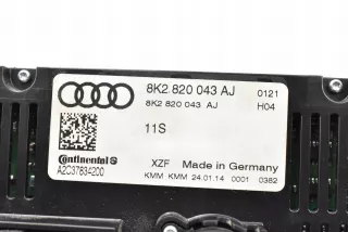 8K2820043AJXZF Блок управления печки/климат-контроля Audi A4 B8 Арт AL16553115220, вид 3