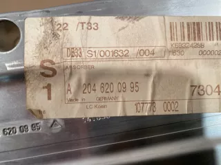 A2046201195 Усилитель бампера Mercedes C W204 Арт AL10410256098, вид 13