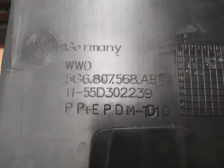 5G6807568AB Накладка (юбка) заднего бампера Volkswagen Golf 5 Арт AL9671289775, вид 5