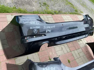 1ZDERZAK Накладка (юбка) заднего бампера BMW 5 G30/G31 Арт AL16499075718, вид 2