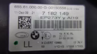 7182149 Фара передняя (комплект) BMW 7 F01/F02 Арт AL8461690591, вид 3