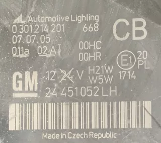 0301214201 Фара передняя (комплект) Opel Zafira B Арт AL15952476164, вид 6