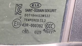 83410A4020 Стекло двери задней левой Kia Carens 4 Арт 11224894, вид 4