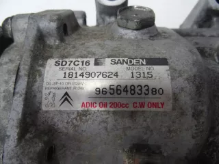9656483380 Компрессор кондиционера Citroen C6 Арт AL12347852977_2, вид 3