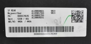 A1188808601 Бампер задний Mercedes CLA c118 Арт AL12348166933, вид 6