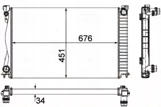  Радиатор основной Audi A6 C6 (S6,RS6) Арт AL12356877260, вид 2