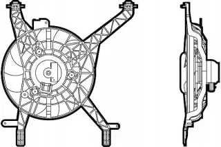 696345,VAL,GIFT Вентилятор радиатора Ford Fiesta 5 Арт AL12370036423, вид 2