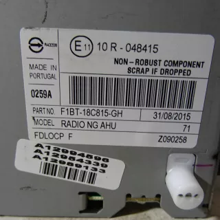 F1BT-18C815-GH Магнитола (аудио система) Ford Focus 3 Арт AL12414083120, вид 3