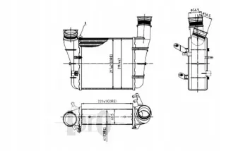 003-018-0007 Интеркулер Audi A4 B7 Арт AL12436291318, вид 2