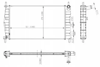 710-0025 Радиатор основной Ford Fiesta 6 Арт AL12450894329, вид 2