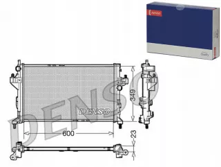 DENDRM20045,RS1 Радиатор основной Opel Tigra 1 Арт AL12514490942, вид 1