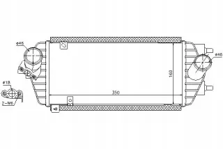 NIS96538,RS1 Интеркулер Kia Optima 1 Арт AL12515517463, вид 2