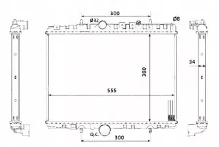 NRF53941,RS1 Радиатор основной Citroen C5 1 Арт AL12516092723, вид 2