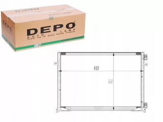 DEP037-016-0034,RS1 Радиатор кондиционера  Nissan Primastar Арт AL12520210796_2, вид 1