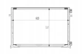 DEP037-016-0034,RS1 Радиатор кондиционера  Nissan Primastar Арт AL12520210796_2, вид 2