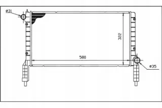 DEP016-017-0037,RS2 Радиатор основной Fiat Doblo 2 Арт AL12559759534, вид 2