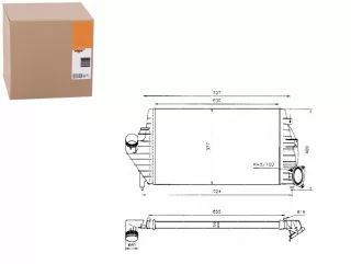 NRF30818,RS3 Интеркулер Renault Laguna 3 Арт AL12567199967, вид 1