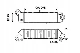 VAL817767,RS3 Интеркулер Volkswagen Caddy 3 Арт AL12567211844, вид 2