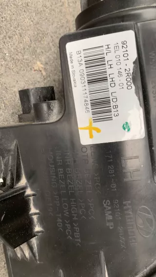 921012R000 Фара передняя (комплект) Hyundai i30 FD Арт AL12568193646, вид 3