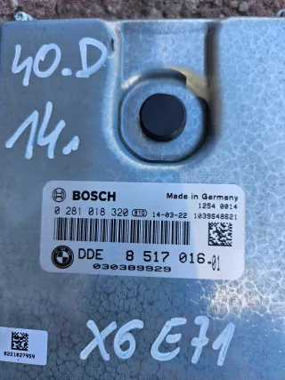 0281018320,8517016 Блок управления двигателем BMW X6 E71/E72 Арт AL15729811109, вид 2