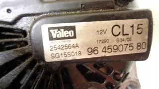 9645907580 Генератор Peugeot 206 2 Арт AL15736770650, вид 3