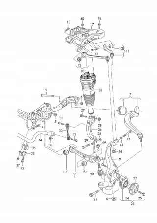 8R0413037B Амортизатор передний левый Audi A8 D4 (S8) Арт AL15745908569, вид 9