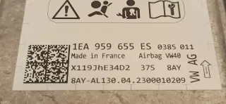 1EA959655ES Блок AirBag Skoda Kamiq Арт AL16803076027, вид 3