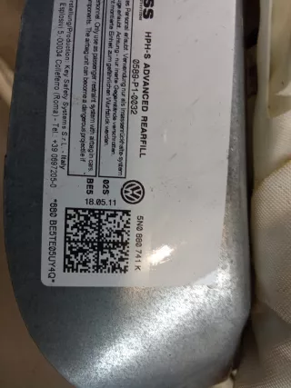 5N0880742K,5N0880741K Подушка безопасности боковая (шторка) Volkswagen Tiguan 1 Арт AL16899450393, вид 3