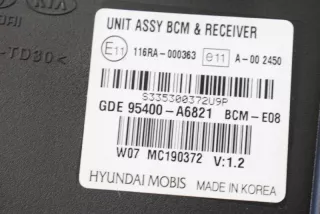 95400-A6821 Блок управления BCM Hyundai i30 GD Арт AL17014693489, вид 5