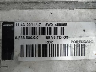 8W0145805E Интеркулер Audi A4 B9 Арт AL8725752716_2, вид 3