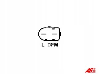 A0059(P-INA) Генератор Volkswagen Polo 4 Арт AL12626803000_2, вид 3