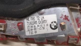 7182205 Фонарь крышки багажника левый BMW 7 F01/F02 Арт 20053741, вид 3