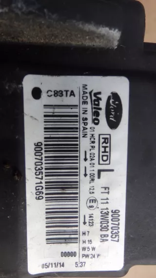  Фара передняя (комплект) Ford Tourneo connect 2 Арт AL12653246877, вид 7