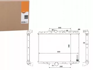 NRF53941(HQ) Радиатор основной Citroen C5 1 Арт AL12732997415, вид 1