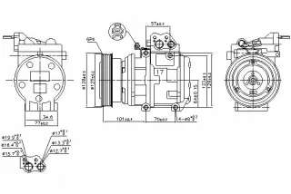 NIS890067(HQ) Компрессор кондиционера Kia Magentis MS Арт AL12733437269, вид 2