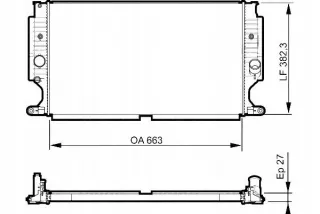 VAL735188(HQ) Радиатор основной Toyota Avensis VERSO Арт AL12733494674, вид 2
