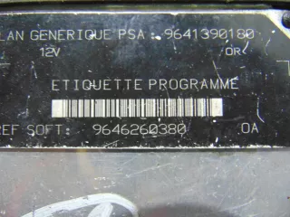 9646260380 Блок управления двигателем Peugeot Partner 1 Арт AL12737774651, вид 3