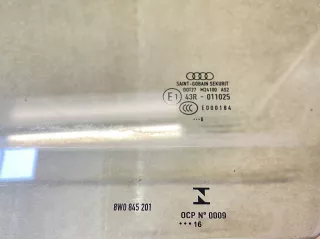 8W0845201 Стекло двери передней левой Audi A4 B9 Арт AL15532197934, вид 2