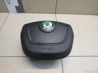 5J0880201J3X1 VAG Подушка безопасности в рулевое колесо Skoda Fabia 2 restailing Арт E100437787, вид 1