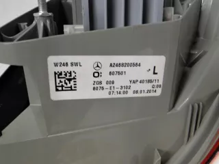 A2468200564 Фонарь задний левый Mercedes B W246 Арт AL12824616481, вид 10